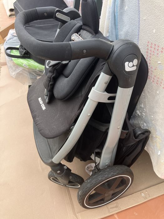 Carrinho de bebé Maxi-Cosi Oxford preto + manta