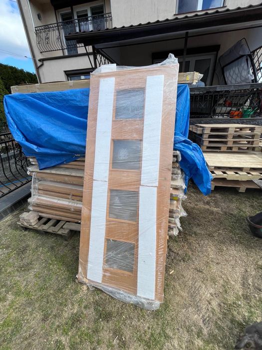 Skrzydło Drzwi Wewnętrznych (prawe/lewe) o wymiarach 70/80/90 hdf