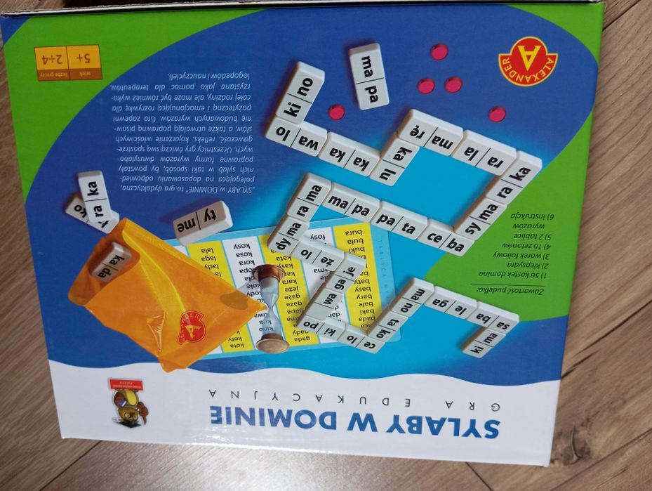 Sylaby w dominie Aleksander, Gra edukacyjna