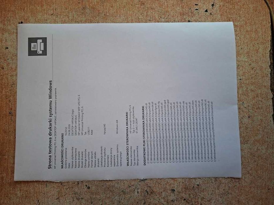 Drukarka Hp Laserjet 1536dnf