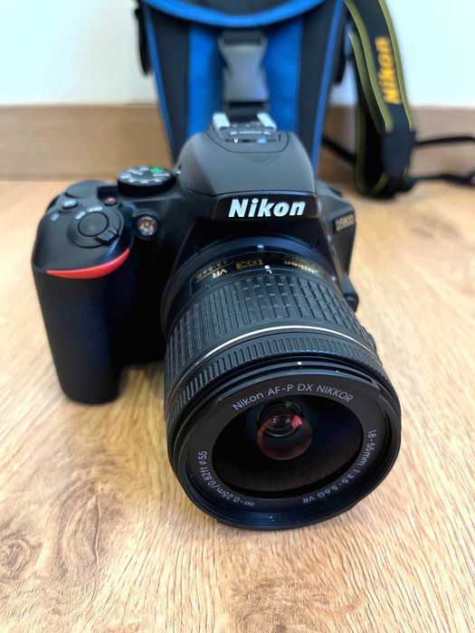 Nikon D5600 Black + 18-55mm AF-P VR – Perfect condition with warranty63824742400899123