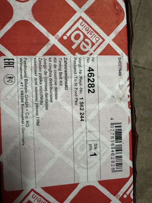 Kit distribuição ford mondeo 1.8 tdci 2007