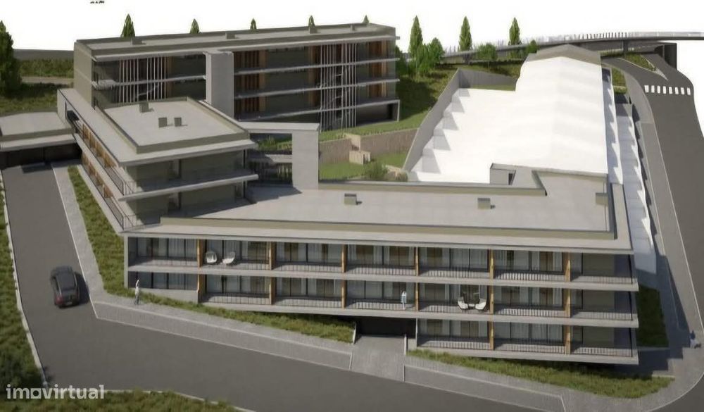 Apartamento T2 novo com varanda no Condomínio Quinta do Assento