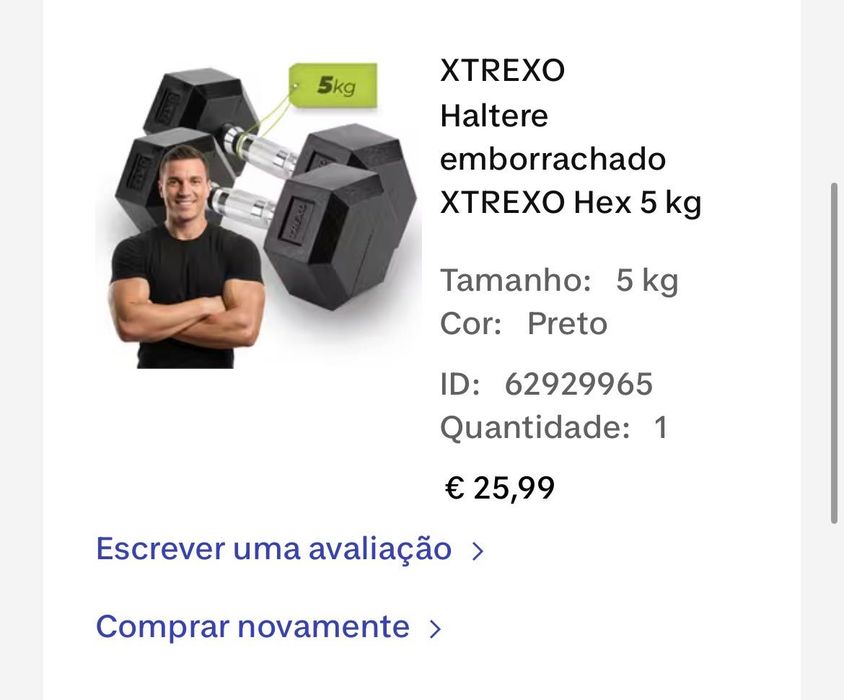 Material de treino