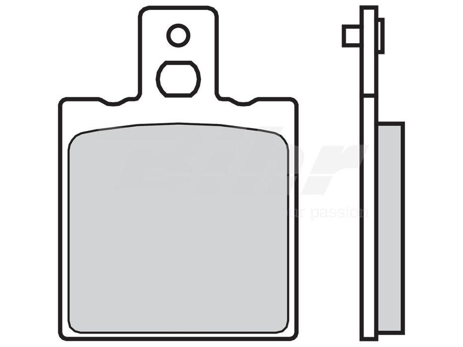 07bb0106 - pastilhas de travão orgânicas brembo 07bb0106