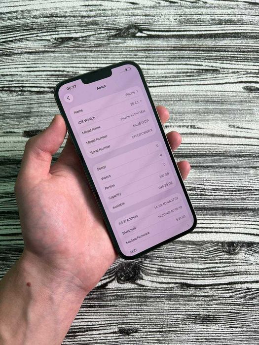 Iphone 13 pro max 256 gb, ідеальний стан, гарантія, айфон 13 про макс 256 гб