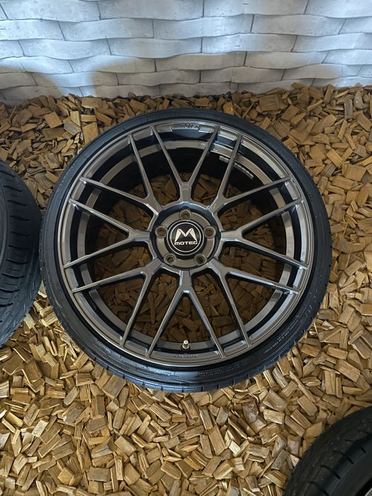 Felgi koła Motec 19 cali letnie 7mm 5x112 audi seat skoda vw golf leon