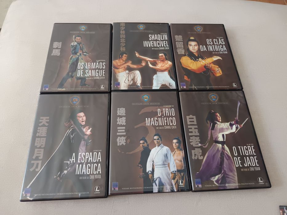 DVD Coleção rara Shaw brothers