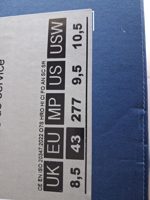 Botas militares Haix tactical 43