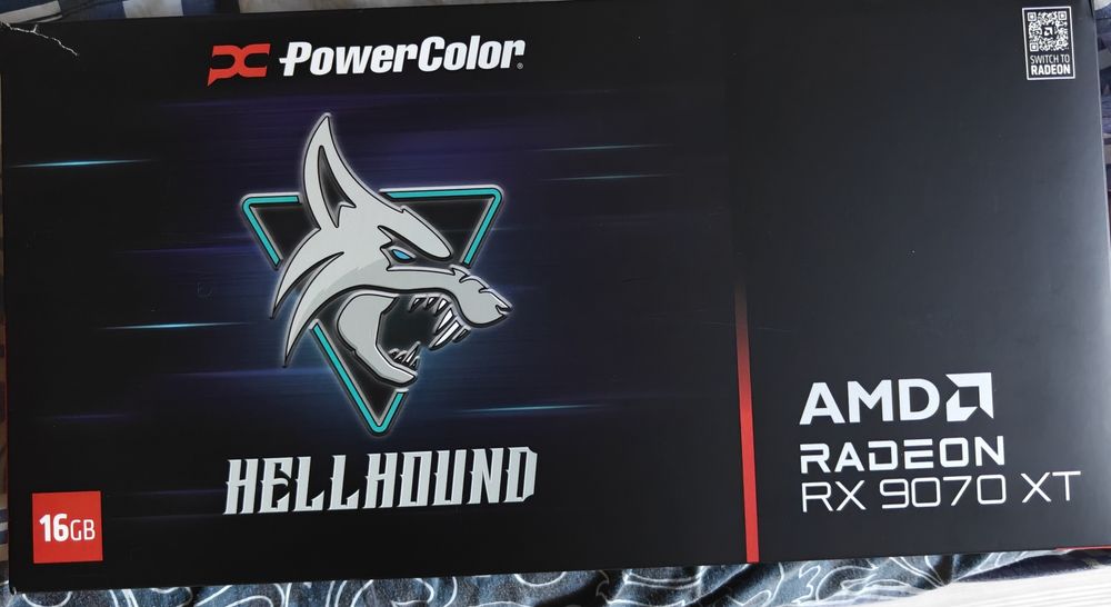 Видеокарта RX 9070 XT Hellhound 16GB С Гарантией