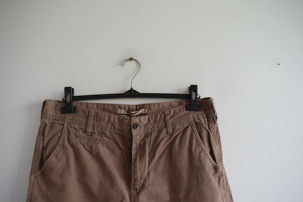 Wrangler texas chino szorty spodenki beżowe w34 l xl