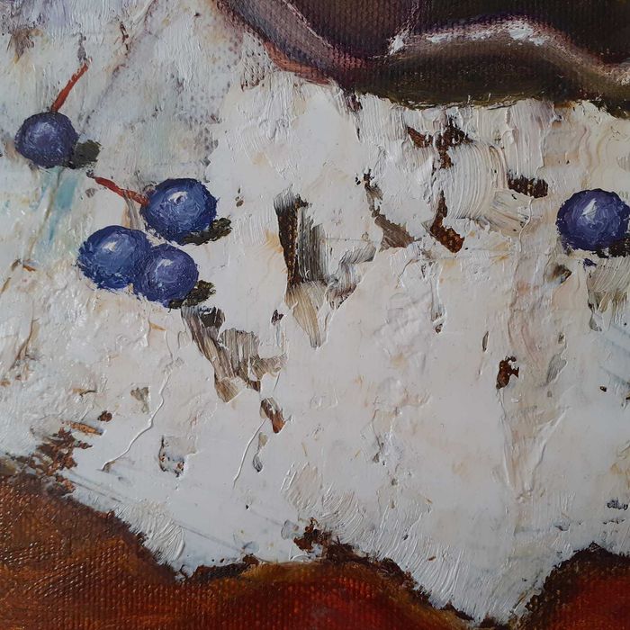 Картина натюрморт, фрукти, сливи, на подарунок