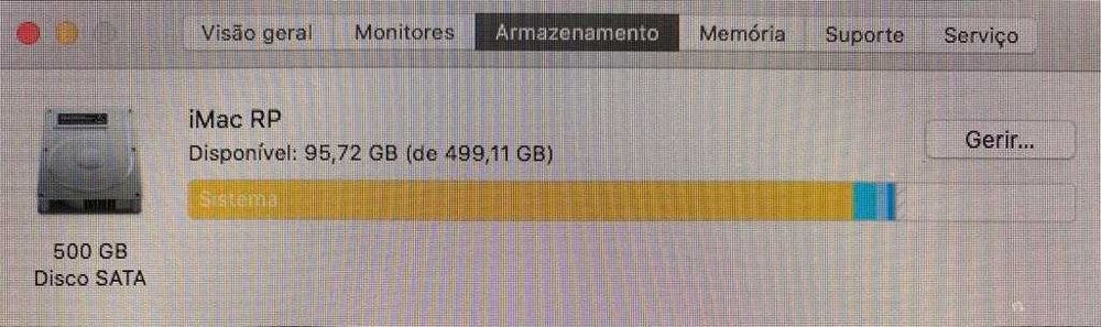 Imac 21.5” - Apple -  Intel i3. - 3.6 - Disco 500gb - RAM 8gb