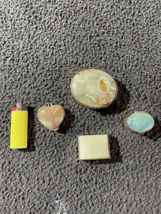 4 caixas vintage para medicamentos joias etc em estado novo