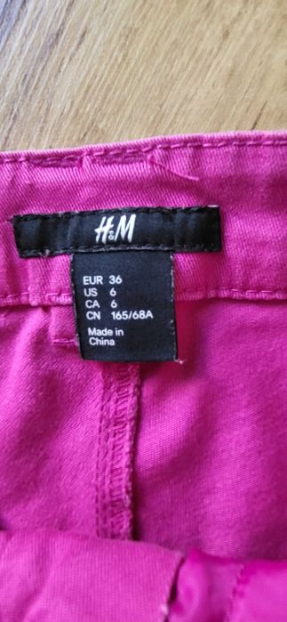 Szorty różowe H&M r 36