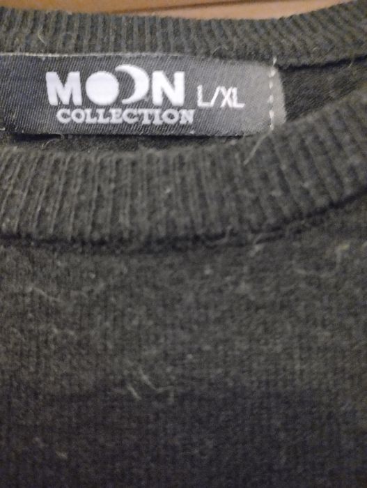 Dłuższy sweterek z perelkami