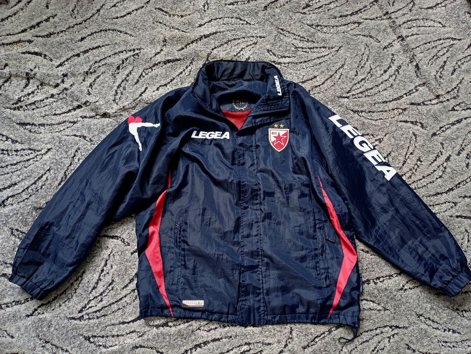 Kurtka treningowa Legea Crvena zvezda Belgrad ortalion 90 lecie UNIKAT