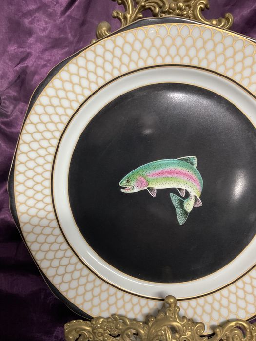 Pratos truta americana edição limitada 27 cm unidade