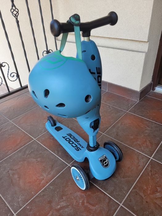 Hulajnoga scoot & ride 2w1 + kask
