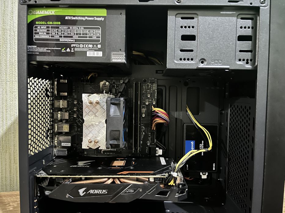 i3 10100F, RX570 4gb, 16gb DDR4, 120gb SSD ігровий компʼютер