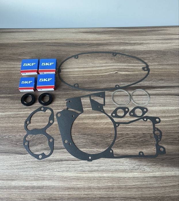 NOWY KOMPLET łożyska SKF uszczelniacze uszczelki JAWA 350 354 KYVACKA