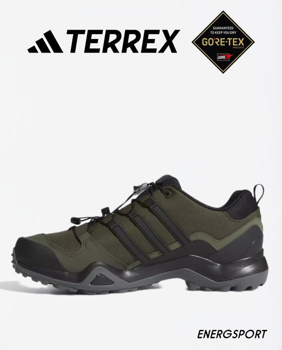 Кросівки 5.850 100% оригінал adidas TERREX SWIFT R2 GTX тактичне ХАКИ