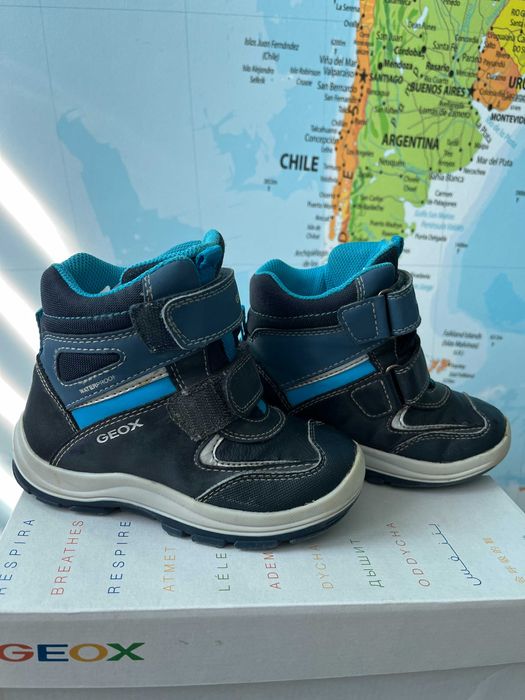 Зимові чоботи дитячі Geox, 26 розмір, водонепроникні, устілка 16,5 см.