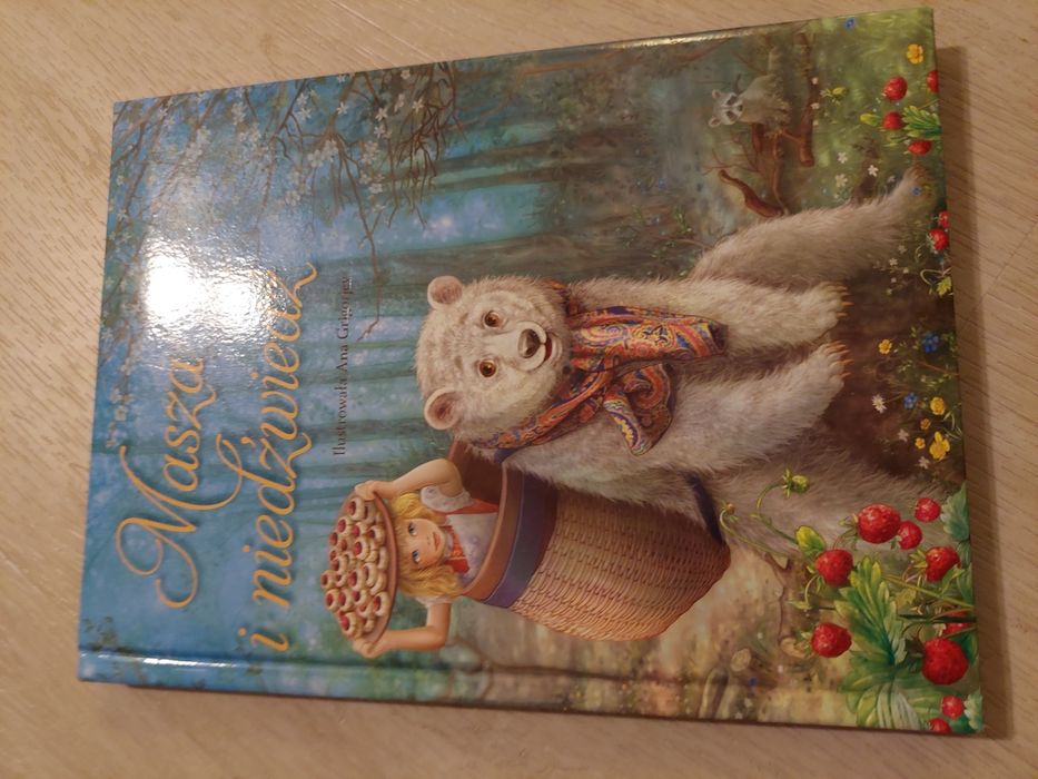 Książka masza i Niedźwiedź nowa piękne wydanie