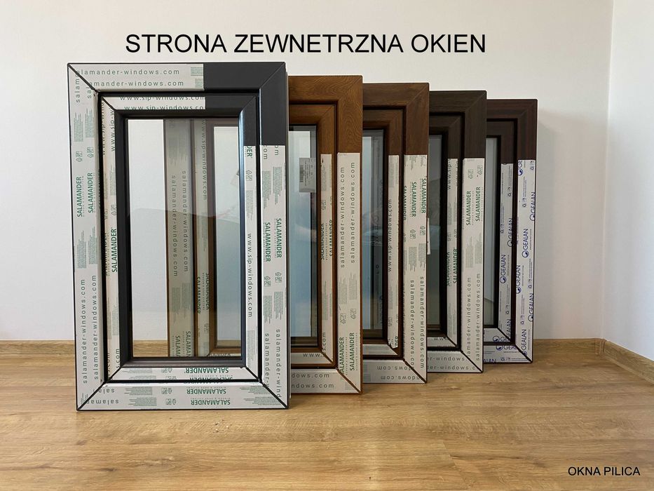 WYSYŁKA! Nowe OKNO R 535x865 ciemny/złoty dąb, orzech, antracyt, mahoń