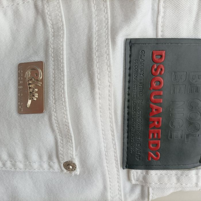 Spodnie białe Dsquared2 S