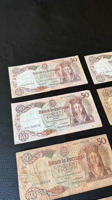 Lote 12 Notas - 50 Escudos - (1964)
