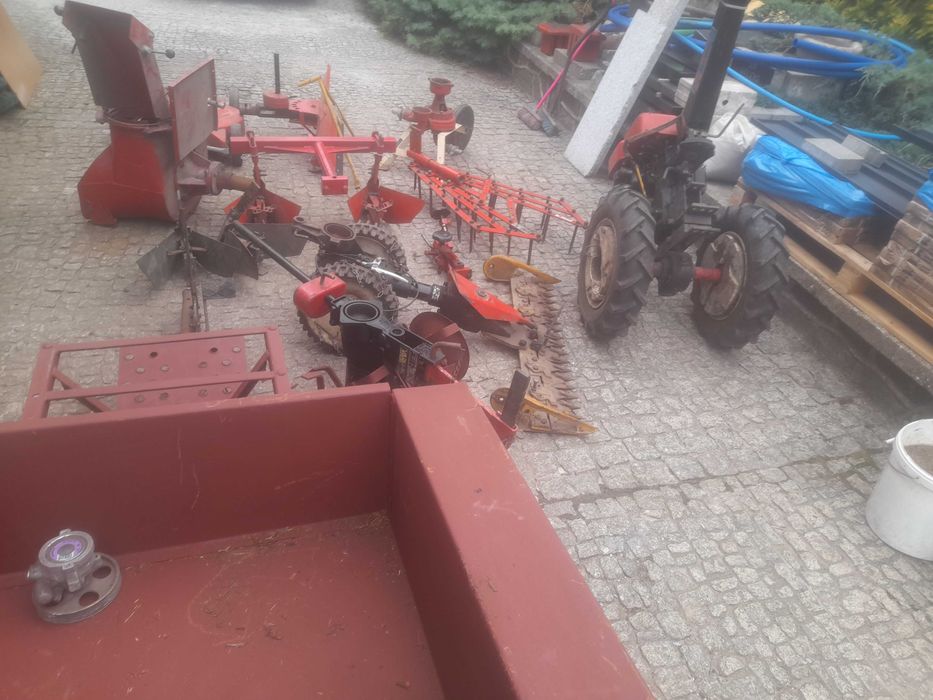 Terra Vari, dzik, traktorek, glebogryzarka- osprzęt
