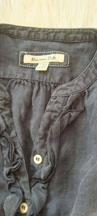 Bluzka koszulka 122/134 massimo dutti na guziki