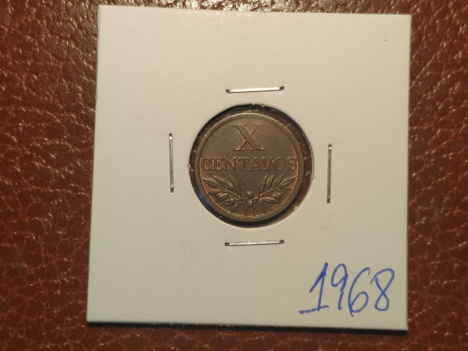 407 moeda de 10 (X) centavos de 1968 - Portugal