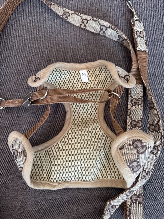Шлея та повідець Gucci для песиків