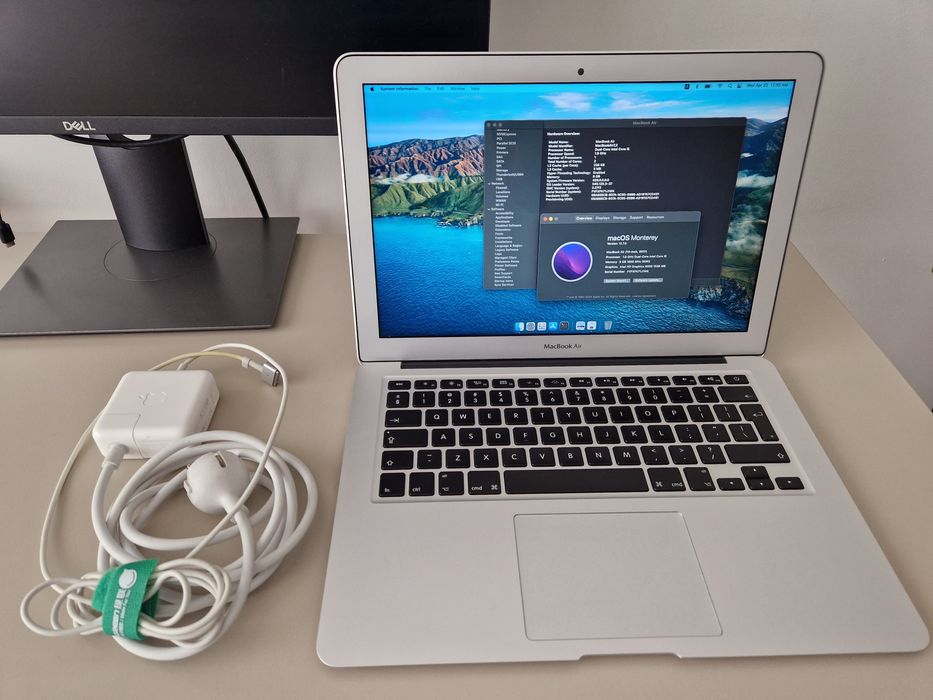MacBook Air i5, 8 GB RAM, estado impecável