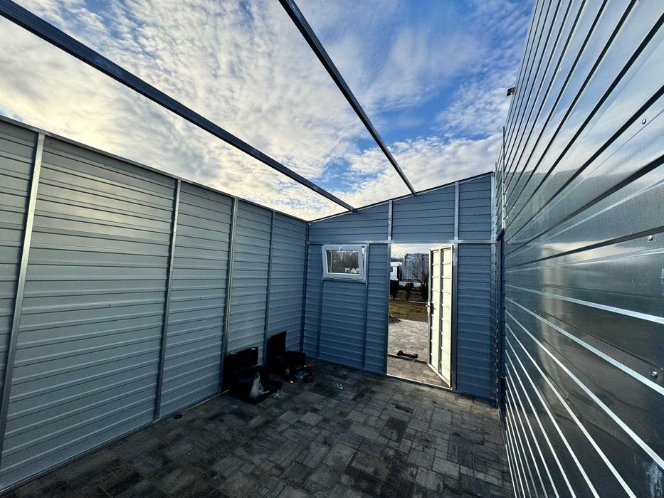 Garaż Blaszany Drewnopodobny 12x6 hala wiata 12x7 11x6 10x6 9x6 8x6 8