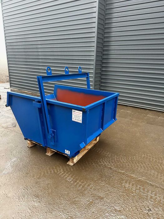 Kontener na dźwig, kontener samowyładowczy, mulda, pojemnik 1 m3.