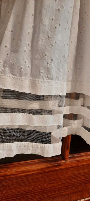 Платье белое летнее, прошва.