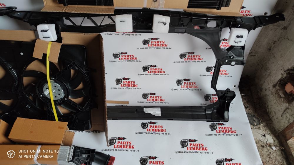 Audi A6 C7 Ауді А6 С7 Телевізор Радіатор Дифузор Вентилятор Панель