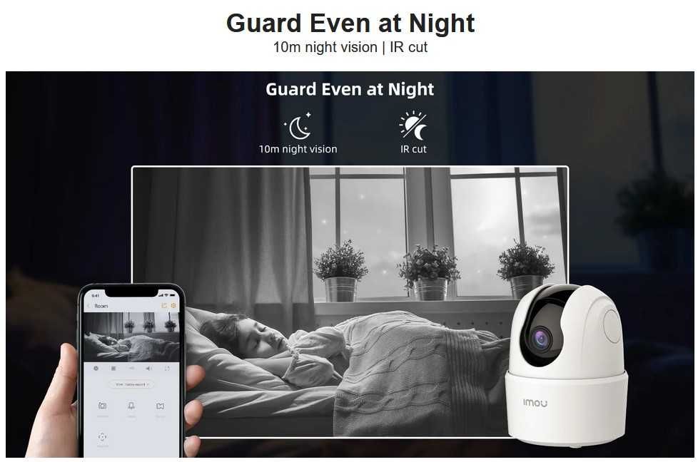 IP-камера IMOU Ranger 2C 1080 2MP Xiaomi YI Home WiFi Dahua Видео няня