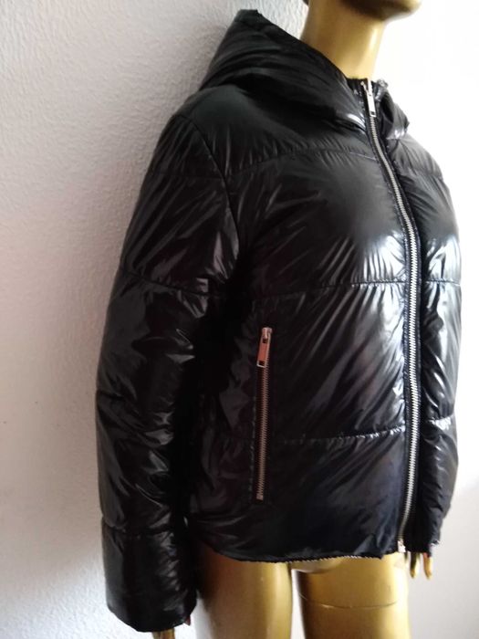 Blusão/Casaco Negro de Penas Michael Kors