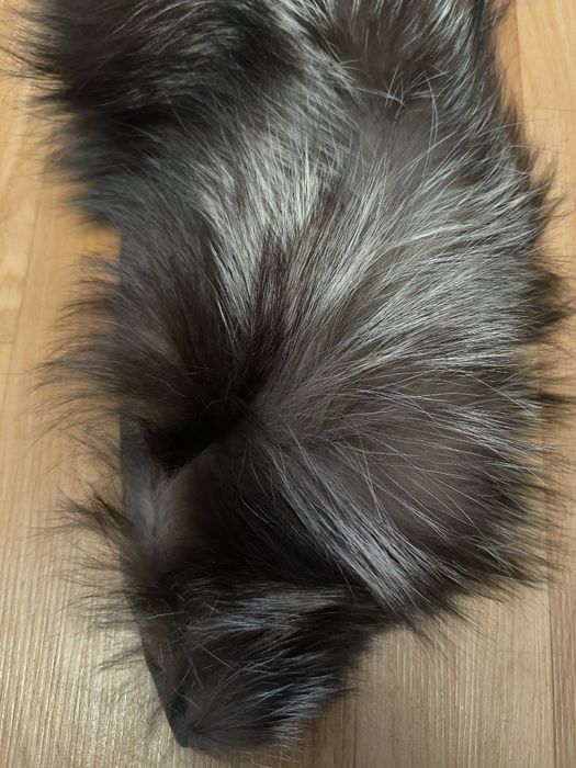 Воротник натуральный чернобуркадлина 125 см