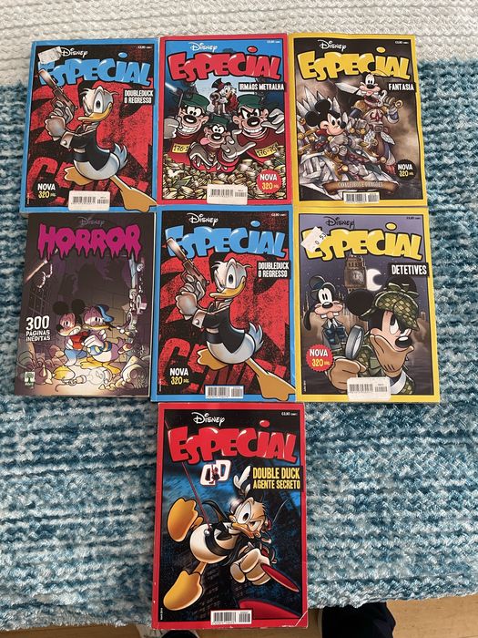 Livros do pato donald e companhia como novos