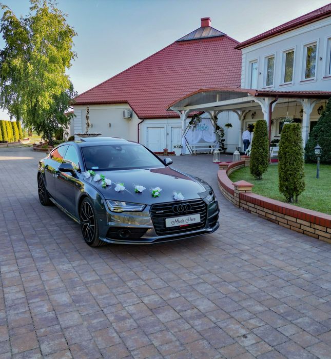 ZAPISY 2026/2027 Wynajmę auto Audi A7 C7 S-line do ślubu/wesela LU