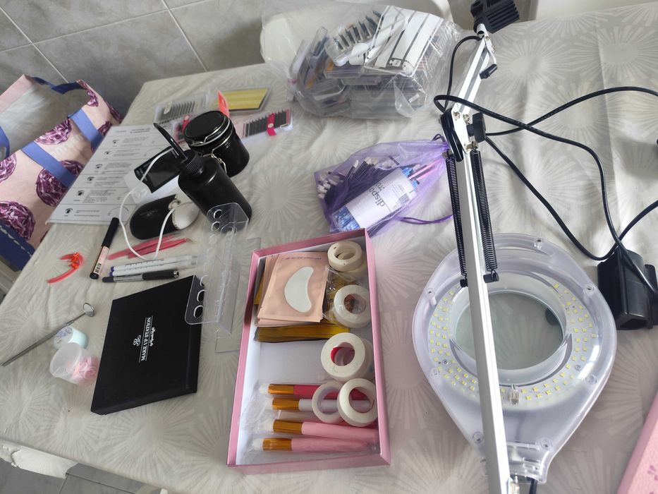 Material de técnica de pestanas