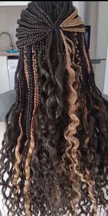 Tranças box braids
