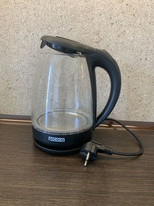 Электрочайник стеклянный прозрачный чайник електрочайник с подсветкой