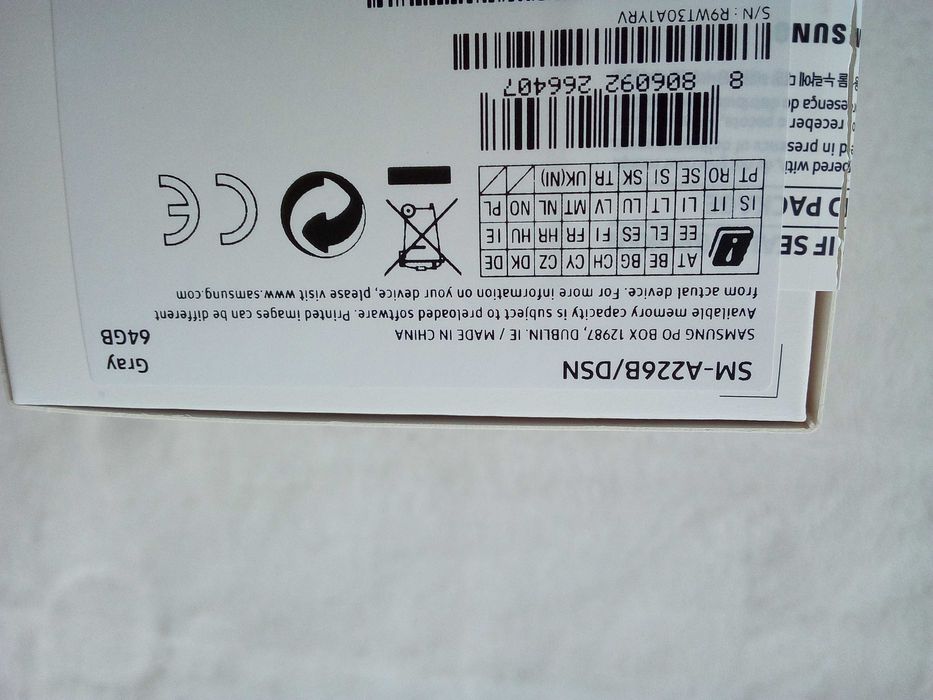 Samsung A22 5G  novo