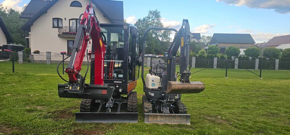 wynajem koparka minikoparka Podhale Nowy Targ Cz.Dunajec Zakopane